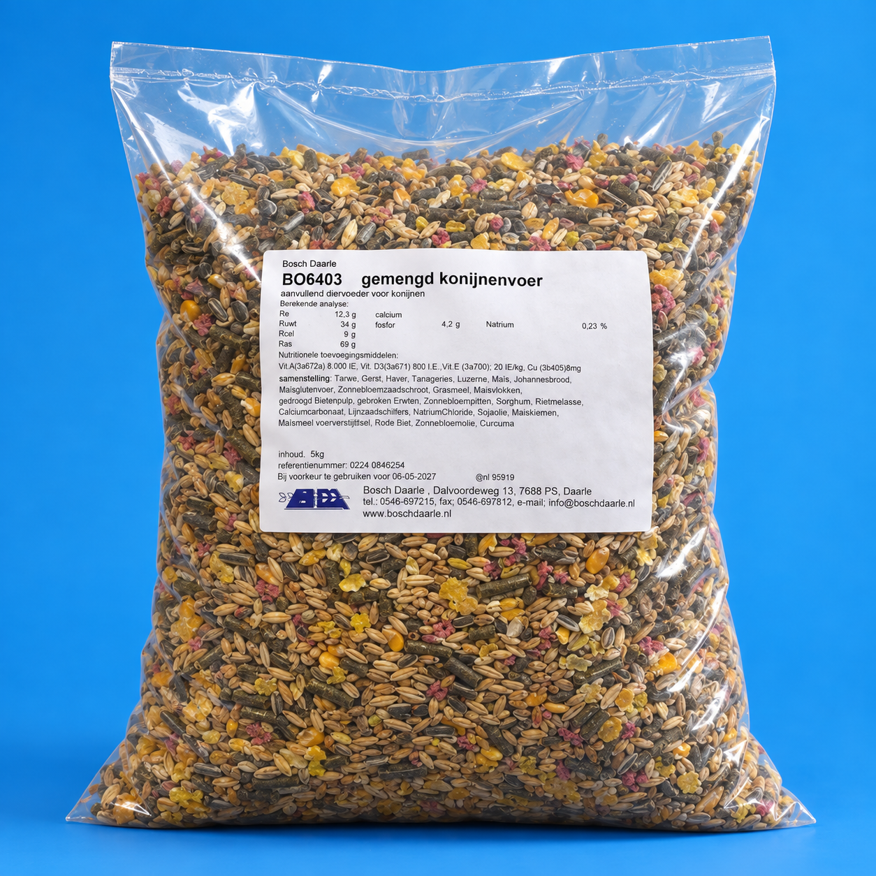 Gemengd Konijnenvoer  5 kg