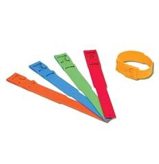 Enkelband kunststof 37cm geel