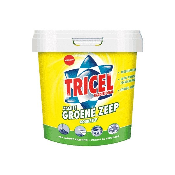 Tricel Goud zeep groene zeep 750gr