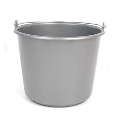 emmer kunststof Prof, grijs 12 ltr