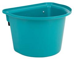 Voerbak halfrond+ophangh.Aquablauw 12L