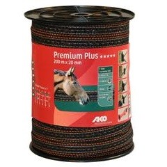 schriklint AKO Premium plus bruin/oranje 2cm 200m