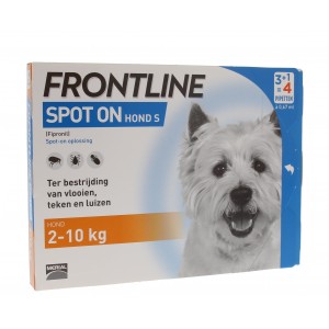 Frontline Hond S 2-10kg (3+1gratis) reg.nl 8940