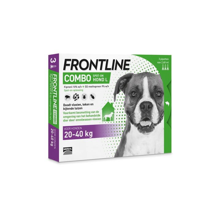 Frontline Combo Hond L 20-40kg (3 pipetten)