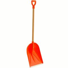 Graan/Sneeuwschep oranje kunststof D-steel