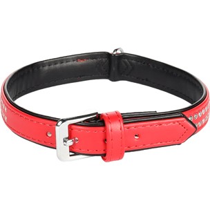 Halsb. Monte Carlo Rood XL 41-44cm 22mm