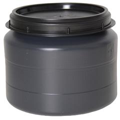 Voerton m. schroefdeksel 32 ltr
