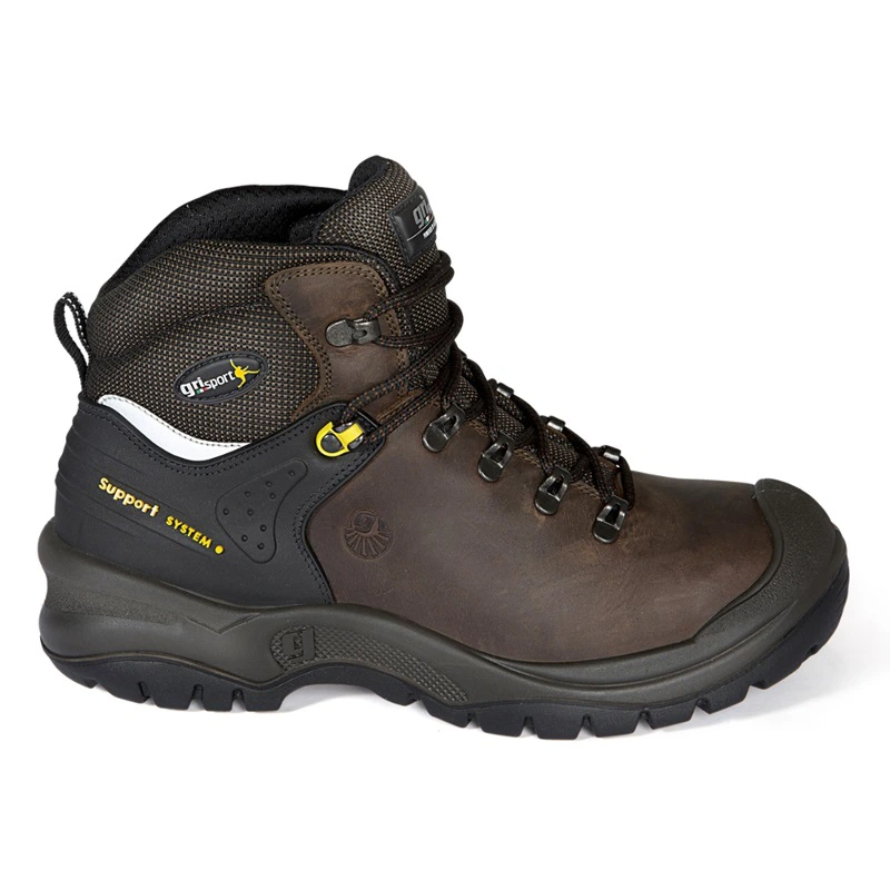 Werkschoen Grisport hoog br.sn+kr.n